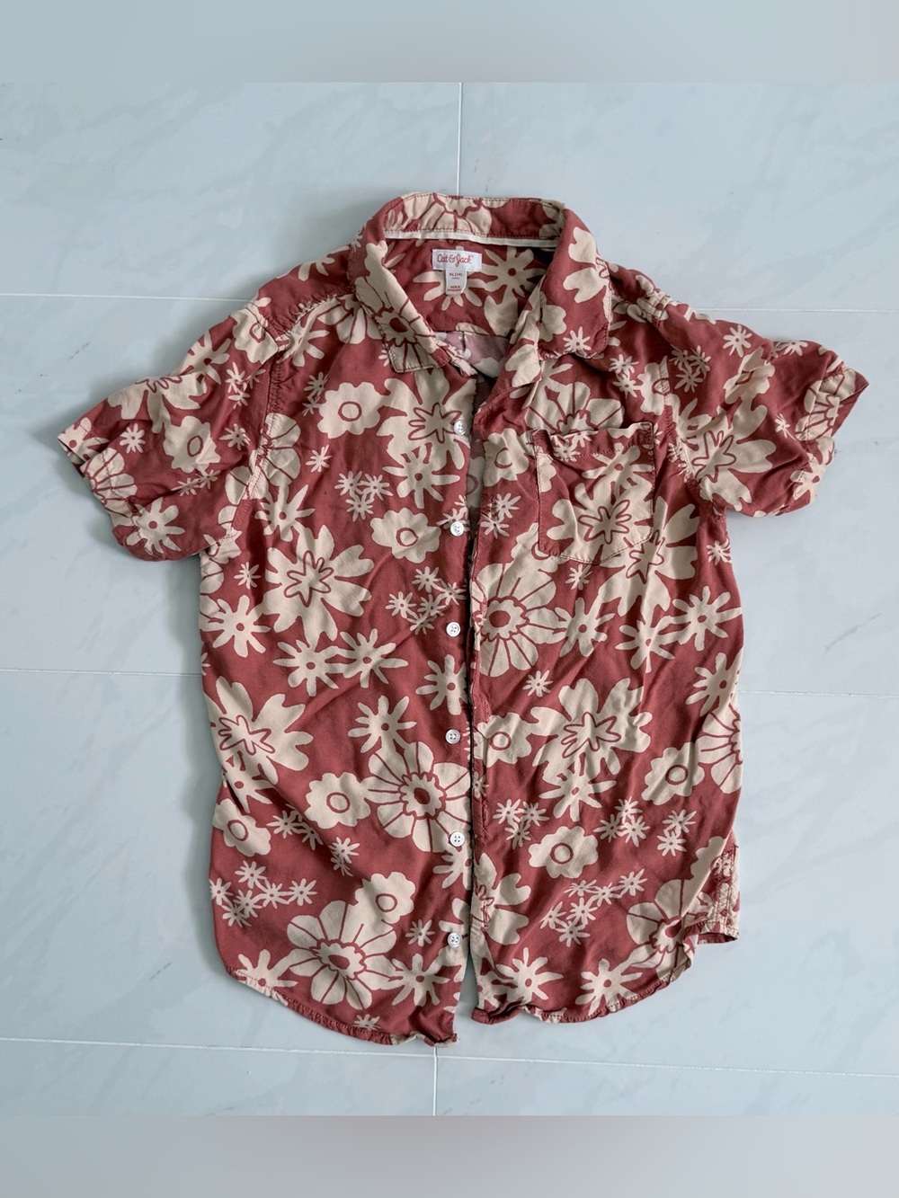 Cat & Jack boys' button-down shirt XL/14
